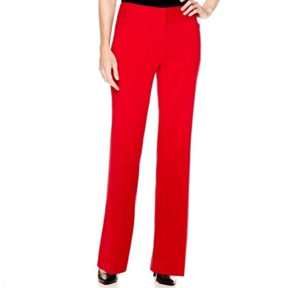Worthington Modern Fit Red Pants Size 8